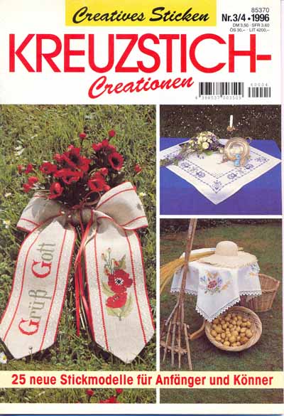 Kreuzstich-Creationen Creatives Sticken Nr. 3/4 1996